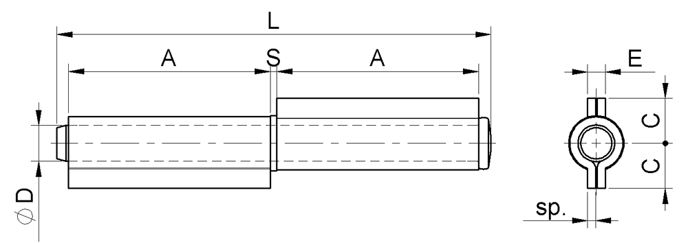 шарнир 2 крылья контактный combiarialdo