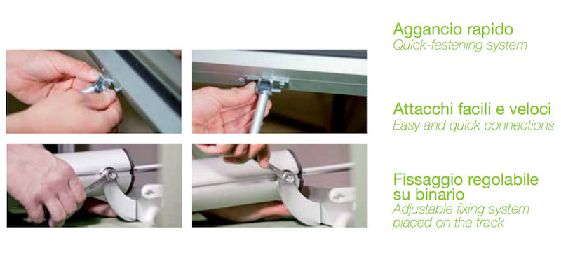 Быстрый стержневой электропривод Comunello