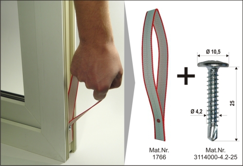 Cinghia Trasporto Finestra con Vite Autoforante Heicko Segatori