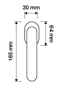 Гавана Mesh DK Linea Cali ручка Кристалл окно