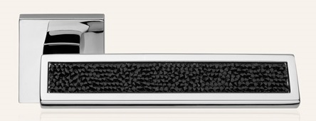 Отражение Скалы Jet Кристалл Linea Cali ручка с розеткой Swarovski