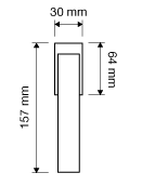 Профиль Mesh DK Linea Cali ручка Кристалл окно