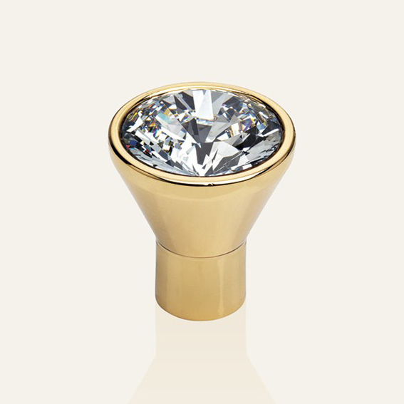 Мобильный ручка Linea Cali кристалл алмаза OZ Swarowski® чистым золотом