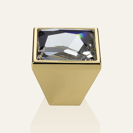 Ручка для мебели Linea Cali Pop Art PB с кристаллами Swarowski® чистого золота