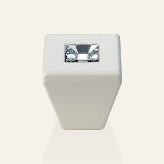 Ручка для мебели Linea Cali Reflex PB с непрозрачные белые кристаллы Swarowski®