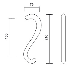 Ручкой латунь PFS Pasini Олимпия