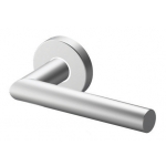 Ручка ТРОКЭКС Toledo в Satin Steel Розетка из нержавеющей круглой или овальной формы
