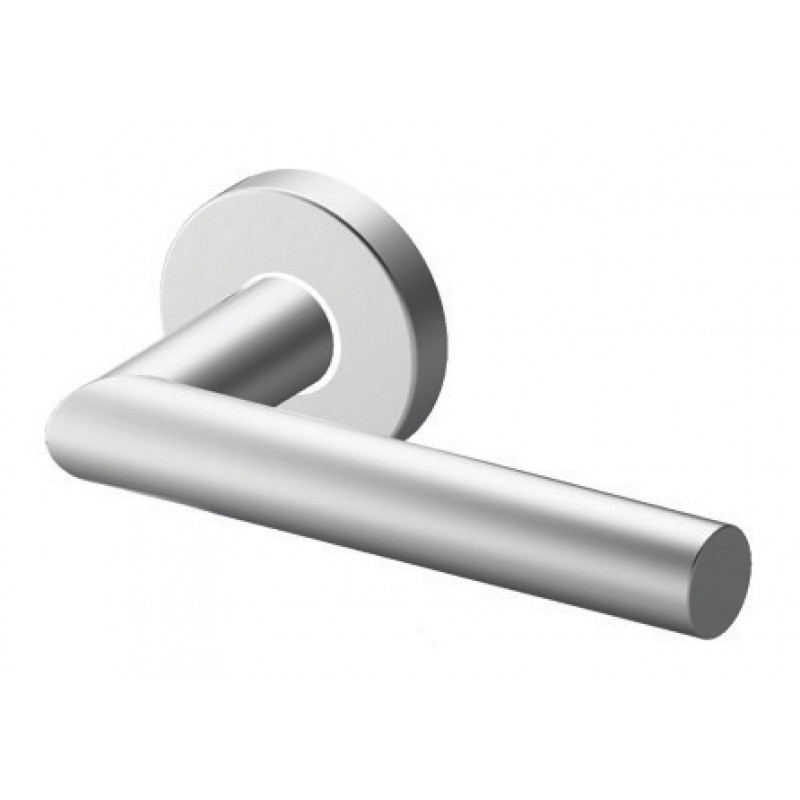 Ручка ТРОКЭКС Toledo в Satin Steel Розетка из нержавеющей круглой или овальной формы