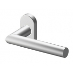 Ручка ТРОКЭКС Toledo в Satin Steel Розетка из нержавеющей круглой или овальной формы