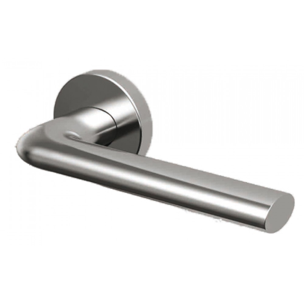 Ручка ТРОКЭКС Самос в Satin Steel Розетка из нержавеющей круглой или овальной формы