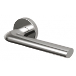 Ручка ТРОКЭКС Самос в Satin Steel Розетка из нержавеющей круглой или овальной формы
