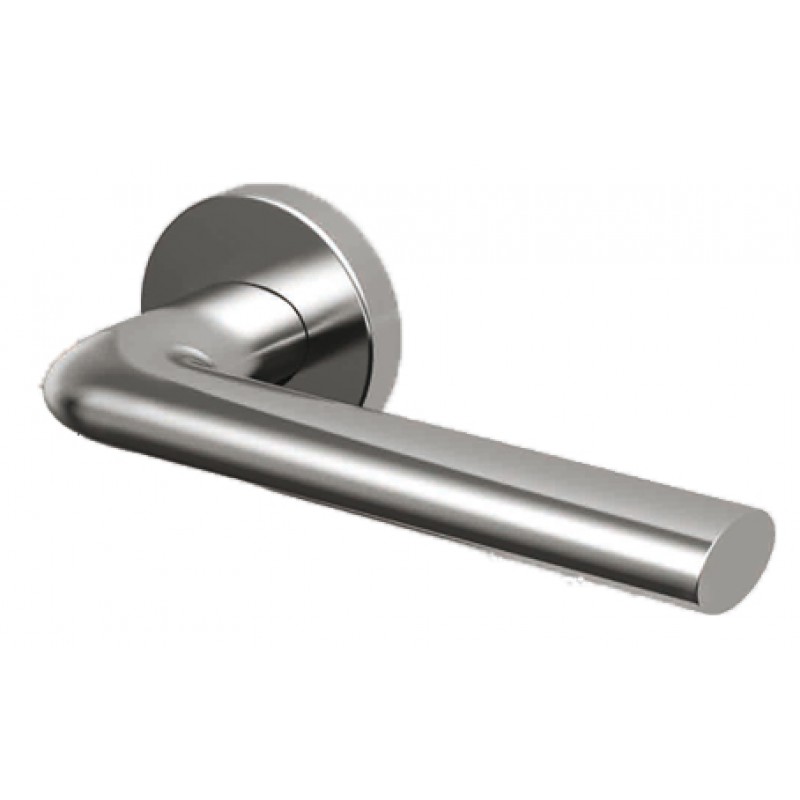 Ручка ТРОКЭКС Самос в Satin Steel Розетка из нержавеющей круглой или овальной формы