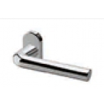 Ручка ТРОКЭКС Самос в Satin Steel Розетка из нержавеющей круглой или овальной формы