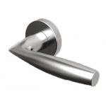 Ручка ТРОКЭКС Наксос в Satin Steel Розетка из нержавеющей круглой или овальной формы