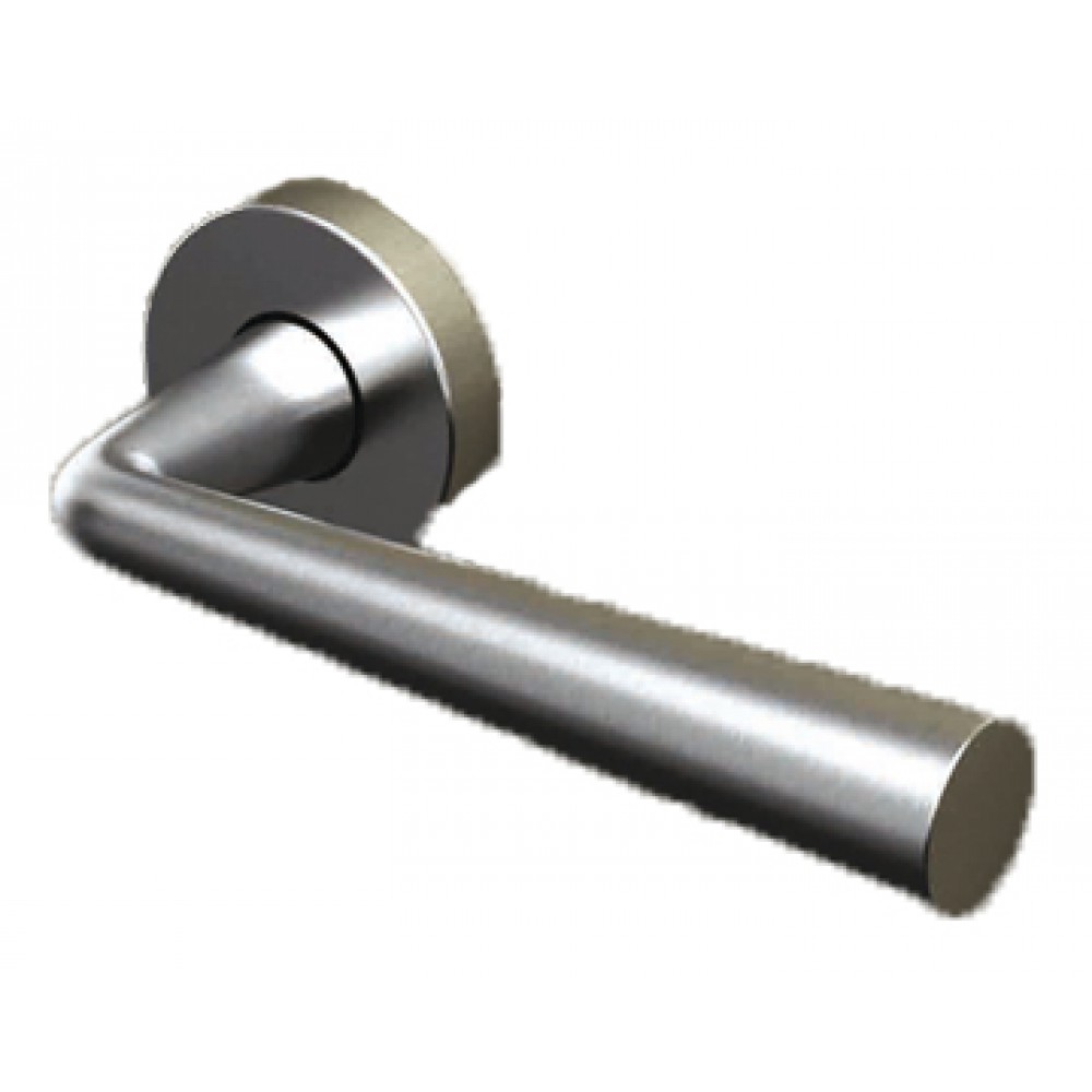 Ручка ТРОКЭКС Миконос в Satin Steel Розетка из нержавеющей круглой или овальной формы