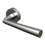 Ручка ТРОКЭКС Миконос в Satin Steel Розетка из нержавеющей круглой или овальной формы
