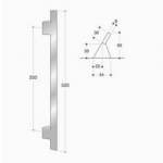 200.IT.001 PBA Ручка из нержавеющей стали AISI 316L
