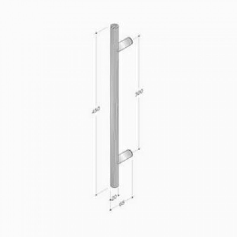 200.YOD.311 PBA Ручка Вуд и нержавеющая сталь AISI 316L