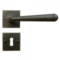 2110 / SQA Модель Линц Гэлбрейт ручка двери с Rosetta и соплом из кованого железа искусства