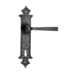 501 Galbusera ручка двери на пластине железного искусства Кованые