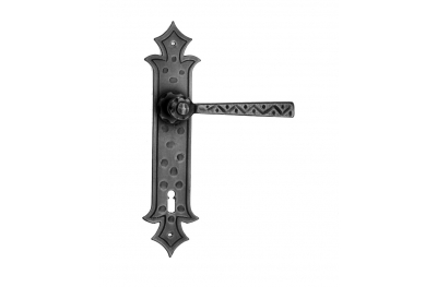 501 Galbusera ручка двери на пластине железного искусства Кованые