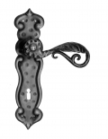 507 Galbusera ручка двери на пластине железного искусства Кованые