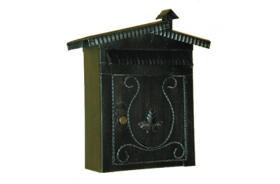 6008 Mailbox с крышей и камином кованого железа Craft Лоренц Lorenz Ferart