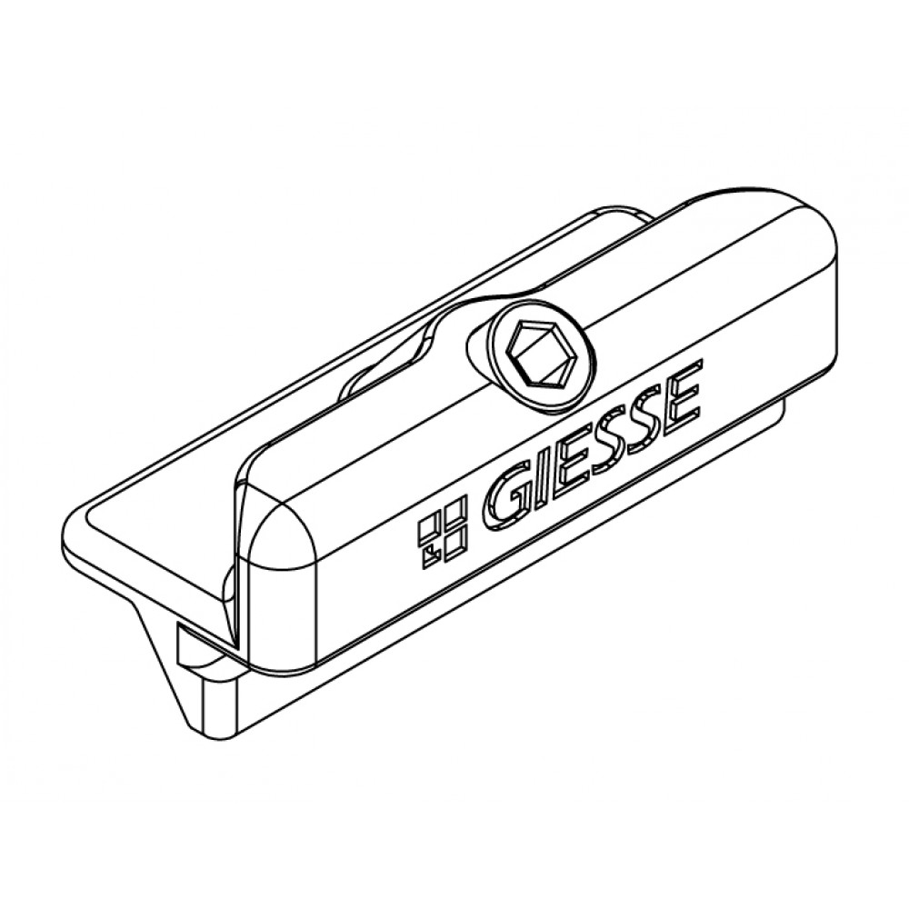 Встреча на третье закрытия Art.01318K Giesse; Silver Plus, Серия R