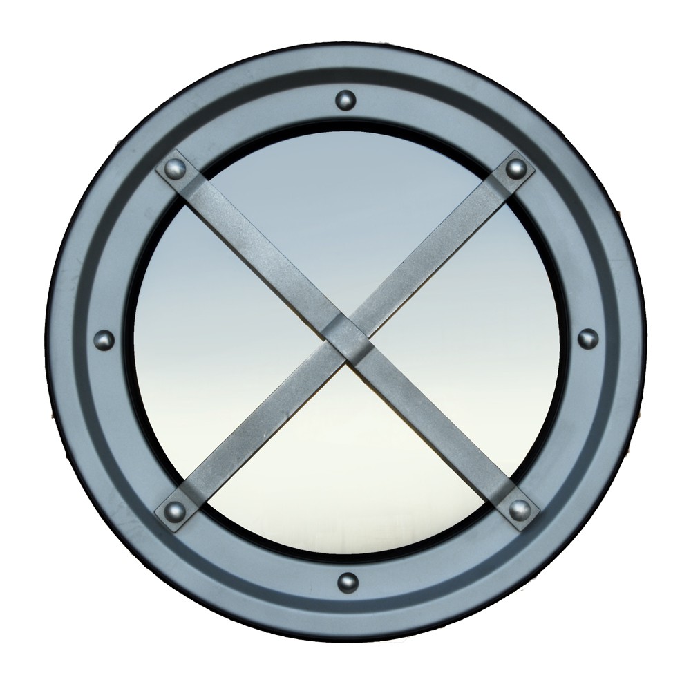 Металлические перила из нержавеющей стали иллюминатор AISI 304 типа С Поднятый