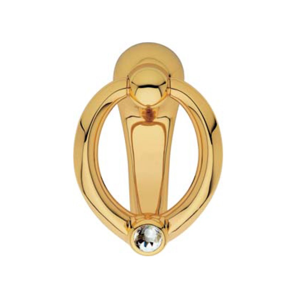 990 BA OM Door Knocker для Linea Calì Классическая дверь с латунной отделкой Сделано в Италии