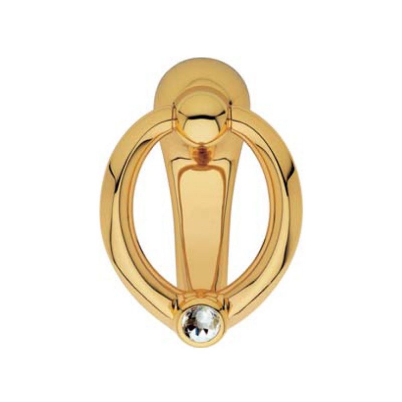 990 BA OM Door Knocker для Linea Calì Классическая дверь с латунной отделкой Сделано в Италии