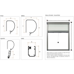 Водяной занавес с фильтрующей тканью из полиэстера 34 мм Living Bettio