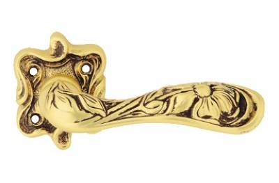 Искусство Золото французский Дверные ручки на Розетка Linea Cali Vintage