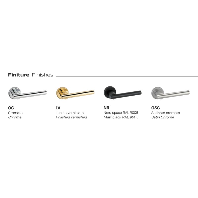 Латунная дверная ручка Astra Reguitti Design