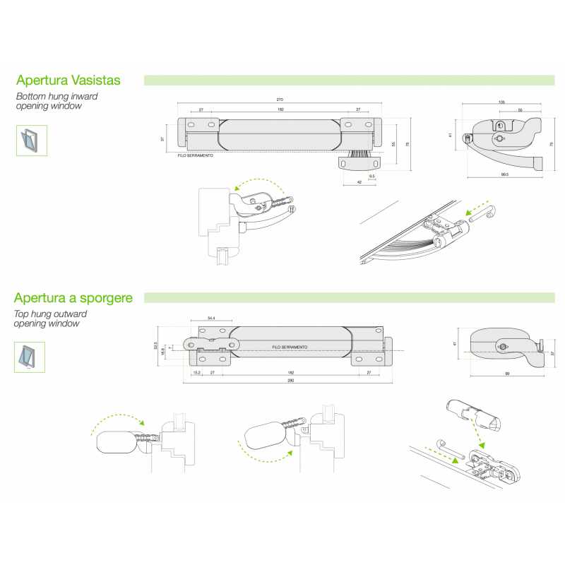 Привод Цепь Смарт 24V 50 Гц Comunello Mowin Черный Серый или Белый
