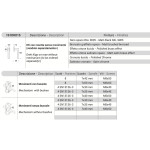 Aura Reguitti поворотно-откидная оконная ручка с механизмом DK