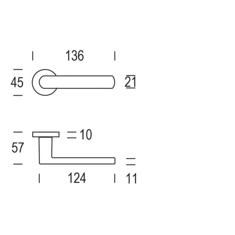 Aura Reguitti Дверная ручка на розетке из замы