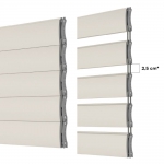 Алюминиевые рольставни с двойным пространством позволяют настраивать входящий свет