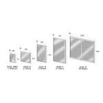 Магнитная доска объявлений для офиса с замком