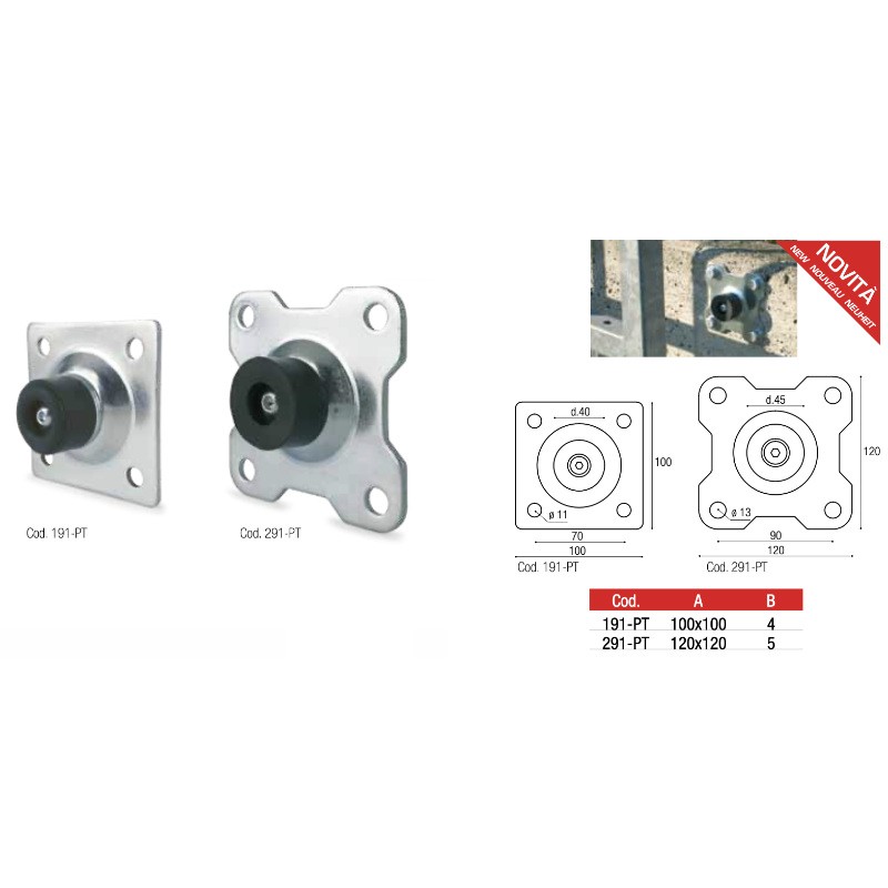 Качели для автоматических модульных ворот BREVETTI ADEM 3 BLOCK