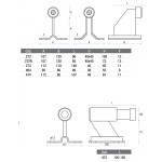 Фиксируемые концевые выключатели ворот различных размеров