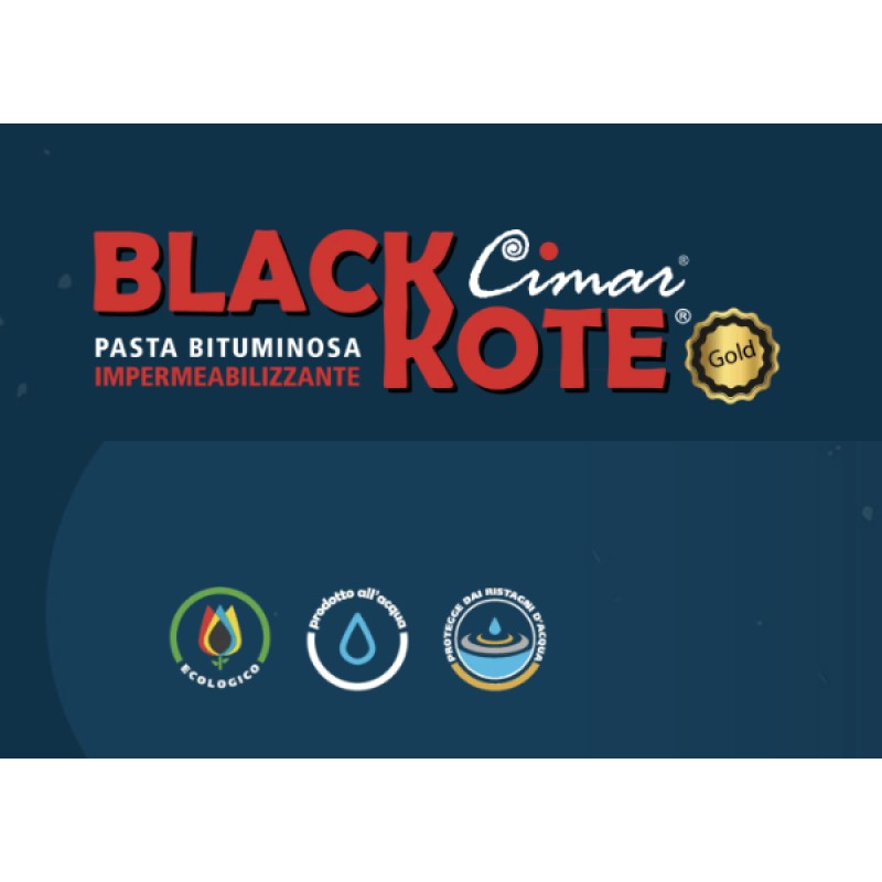 Жидкий гидроизоляционный битум Blackkote Gold Cimar
