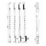 PBA рычаг P70-AS2 ограничитель открытия для Windows,