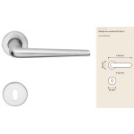 Brixia Zincral Linea Calì Ручка межкомнатная дверная