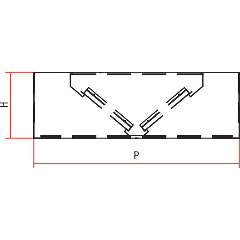 Вытяжка Cubic Island из нержавеющей стали без двигателя