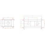 Вытяжка Cubic Island из нержавеющей стали без двигателя