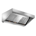 Кухонная вытяжка из нержавеющей стали Snack LED Глубина 70 90 110 см