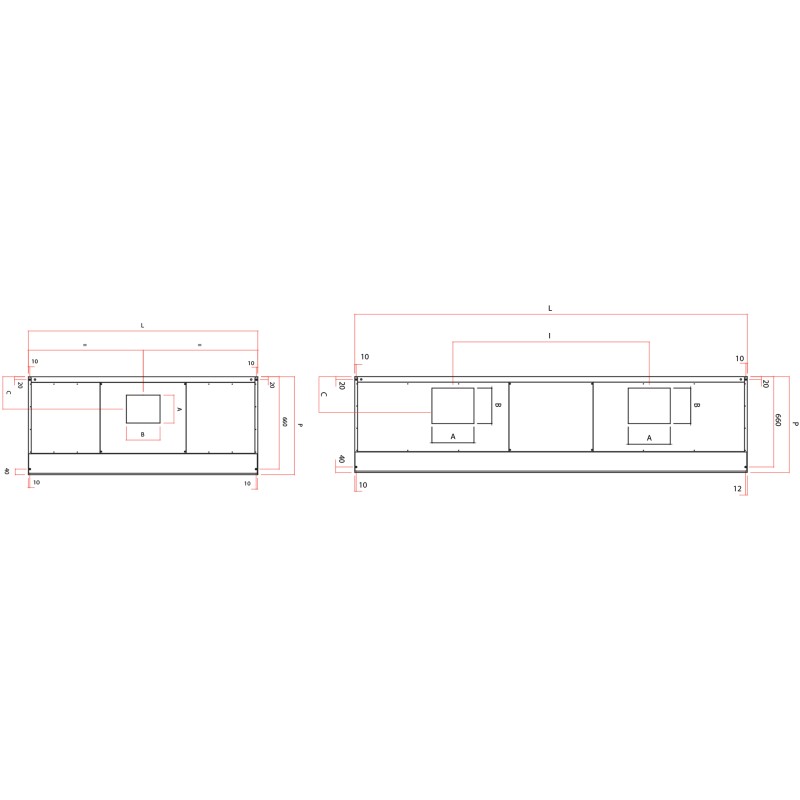 Вытяжка для закусок из нержавеющей стали без двигателя