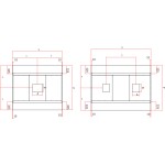 Островная вытяжка Нержавеющая сталь Подвесная Без двигателя