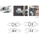 Регулируемая петля для сварных ворот с открытием 180°